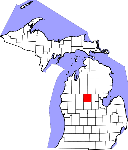 512px-Map_of_Michigan_highlighting_Clare_County_svg